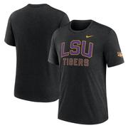 LSU Nike Triblend Block Tee